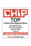 Siegel Chip Top Online-Vertragsabschluss für Vattenfall