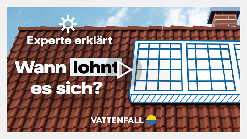 Thumbnail YouTube: Wann lohnt sich eine PV-Anlage